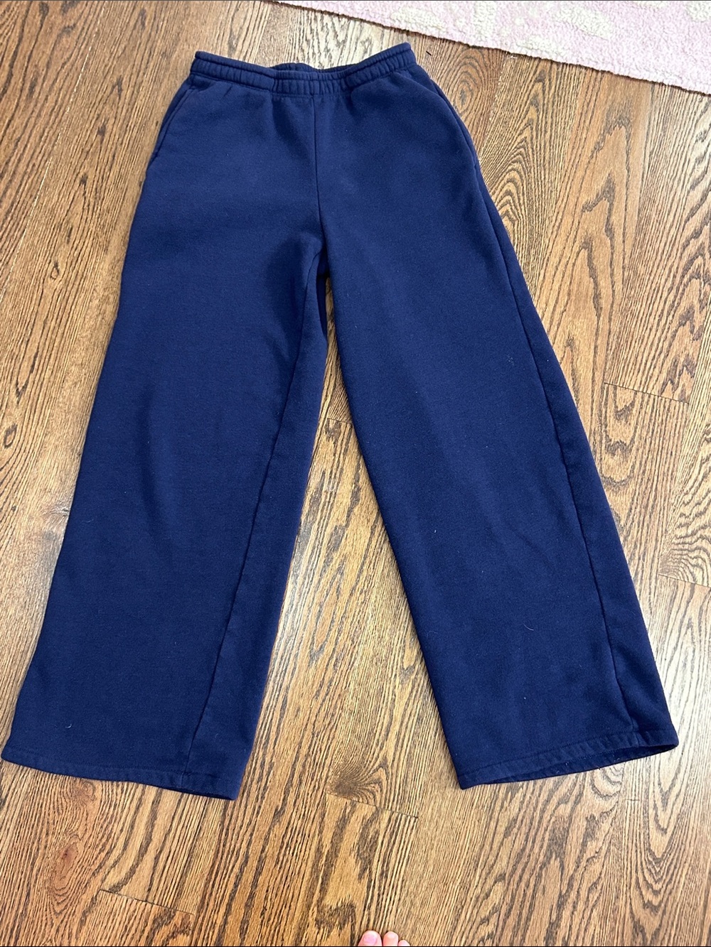 Katie J NYC Kids Navy Wide-Leg Sweatpants